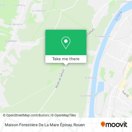 Maison Forestière De La Mare Épinay map
