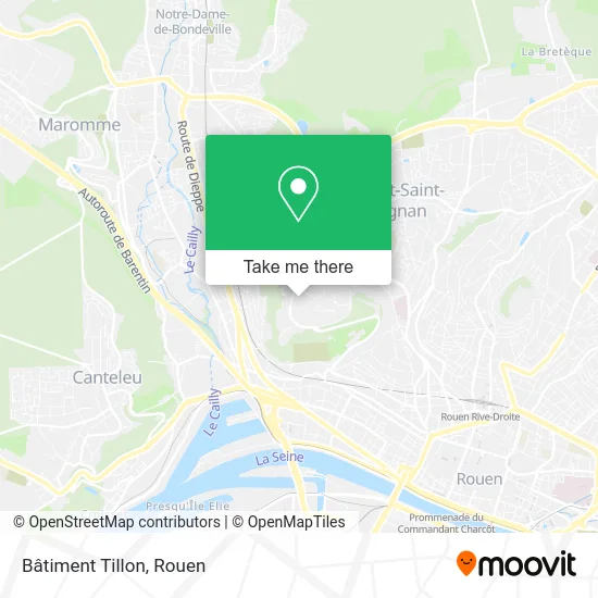 Bâtiment Tillon map