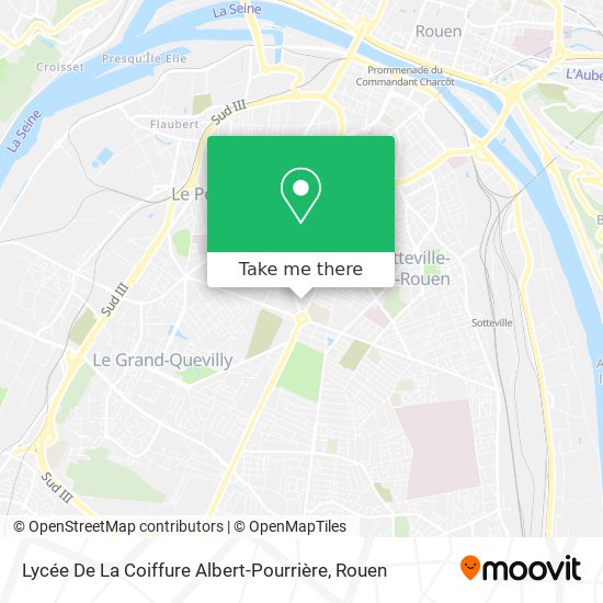 Lycée De La Coiffure Albert-Pourrière map