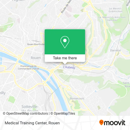 Medical Training Center map