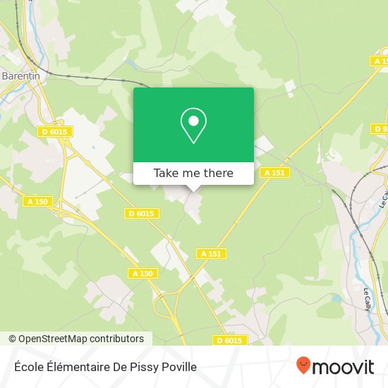 Mapa École Élémentaire De Pissy Poville