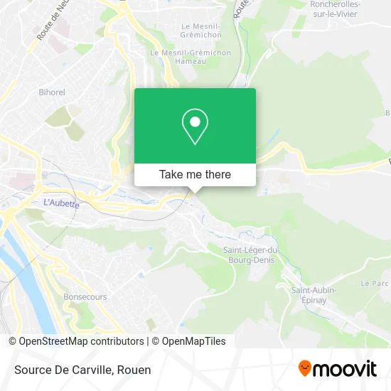 Source De Carville map