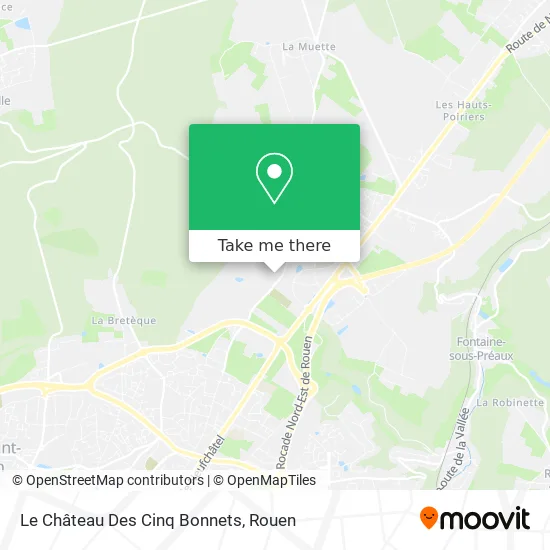 Le Château Des Cinq Bonnets map