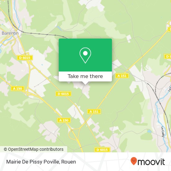 Mapa Mairie De Pissy Poville