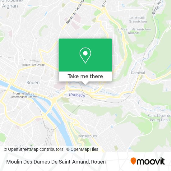 Mapa Moulin Des Dames De Saint-Amand