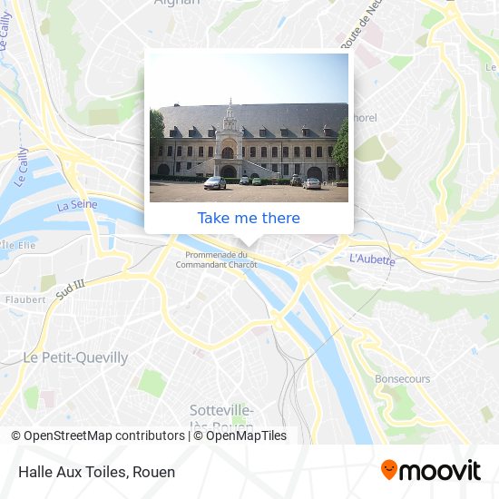 Halle Aux Toiles map