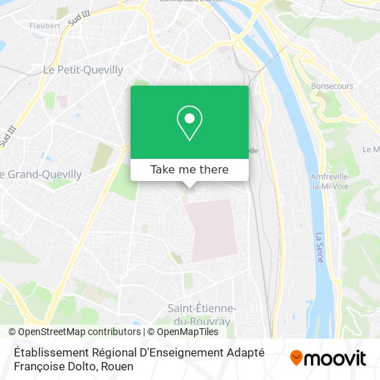 Établissement Régional D'Enseignement Adapté Françoise Dolto map