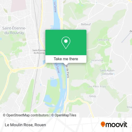 Le Moulin Rose map