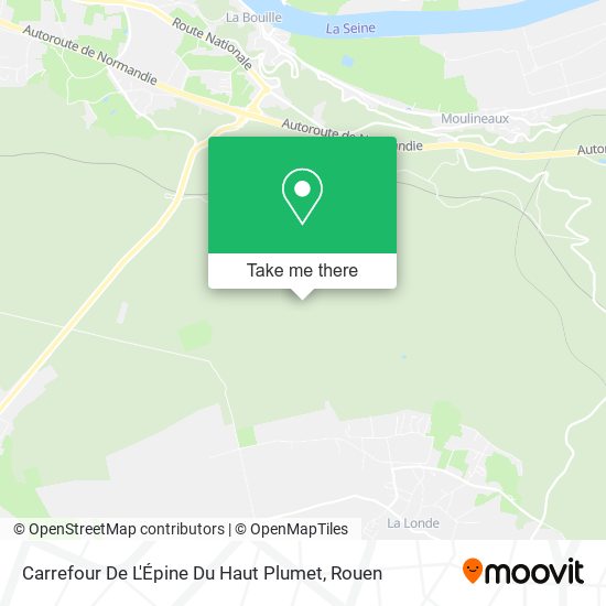 Carrefour De L'Épine Du Haut Plumet map
