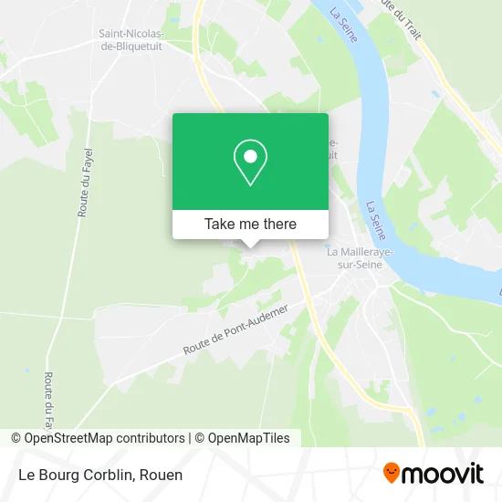 Le Bourg Corblin map