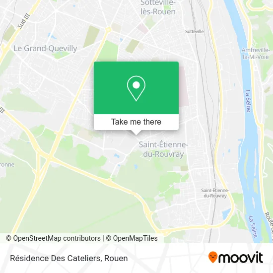 Résidence Des Cateliers map