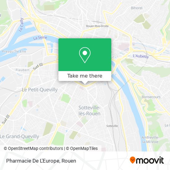 Pharmacie De L'Europe map