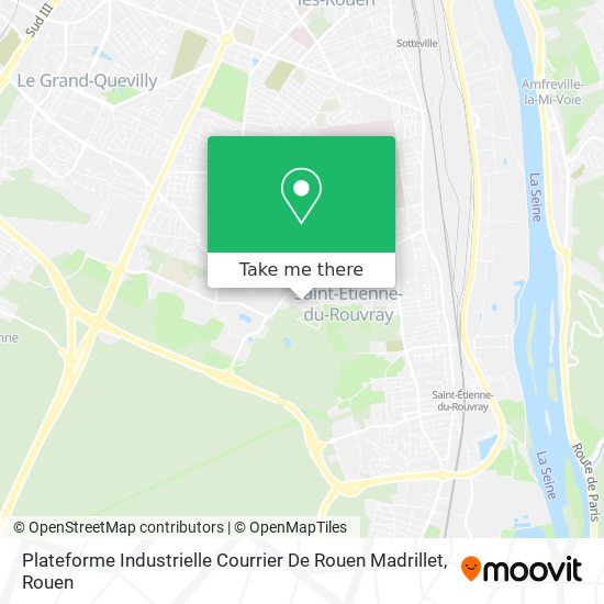 Plateforme Industrielle Courrier De Rouen Madrillet map