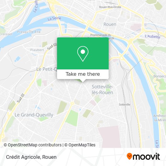 Crédit Agricole map