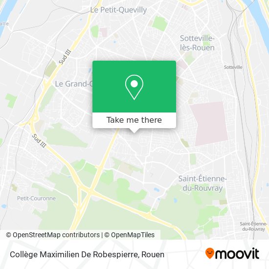 Mapa Collège Maximilien De Robespierre