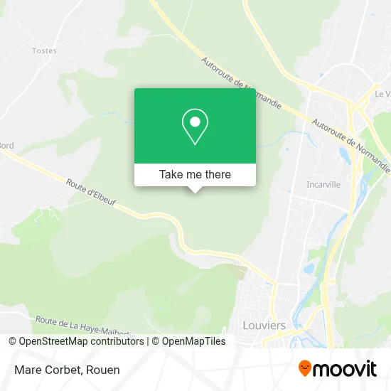 Mare Corbet map