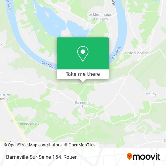 Barneville-Sur-Seine 154 map