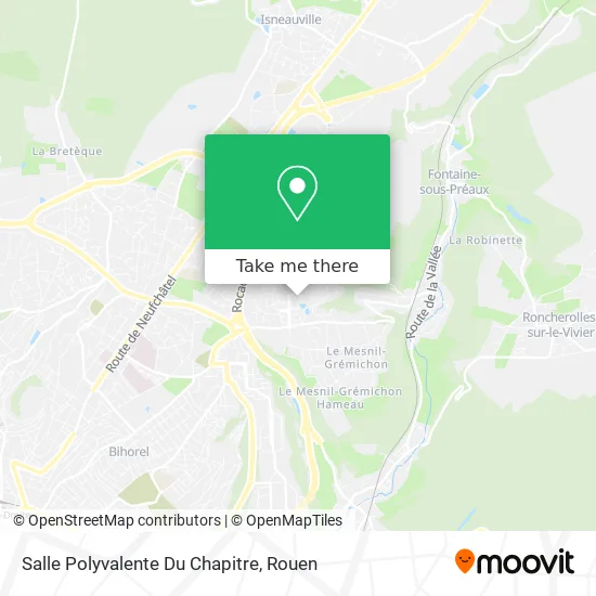 Salle Polyvalente Du Chapitre map