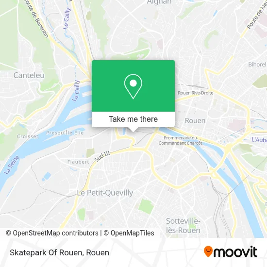 Skatepark Of Rouen map