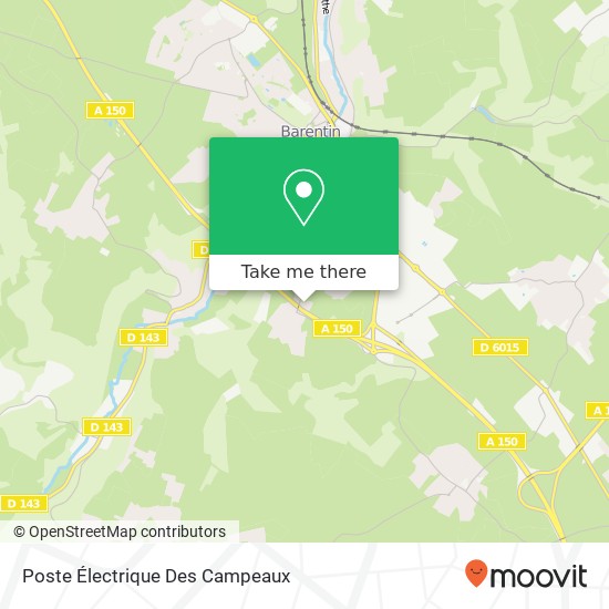 Poste Électrique Des Campeaux map