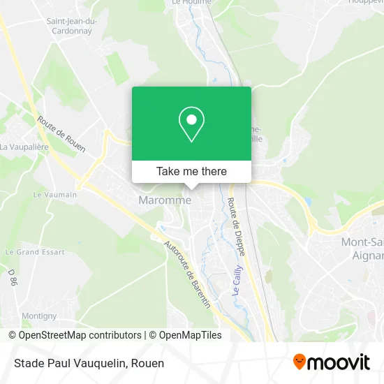 Stade Paul Vauquelin map