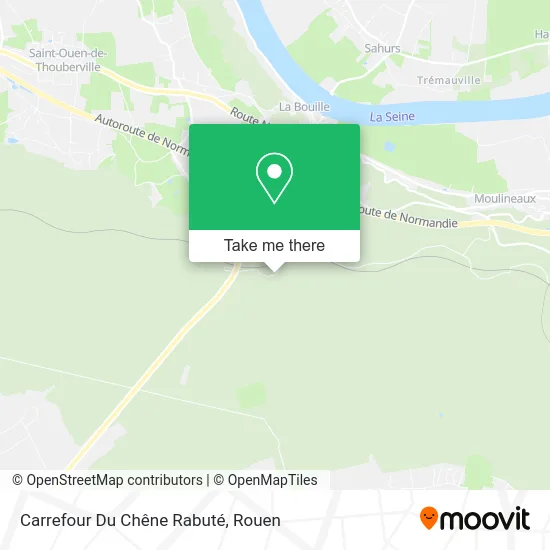 Carrefour Du Chêne Rabuté map