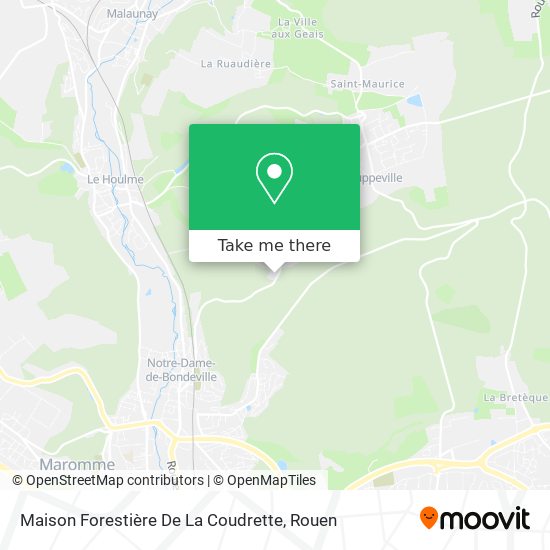 Maison Forestière De La Coudrette map