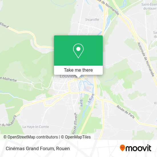 Cinémas Grand Forum map