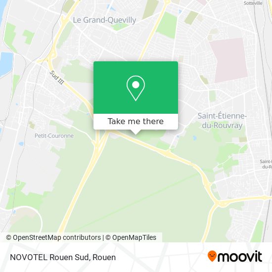 NOVOTEL Rouen Sud map