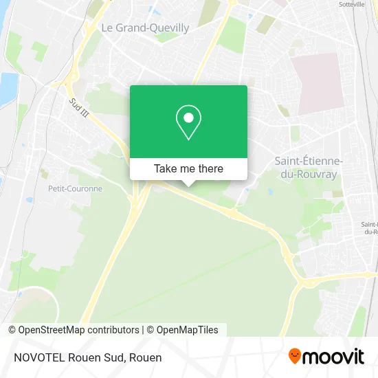 NOVOTEL Rouen Sud map