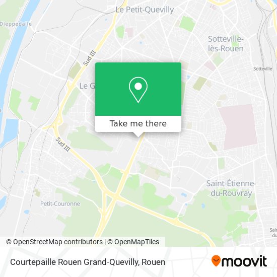 Courtepaille Rouen Grand-Quevilly map