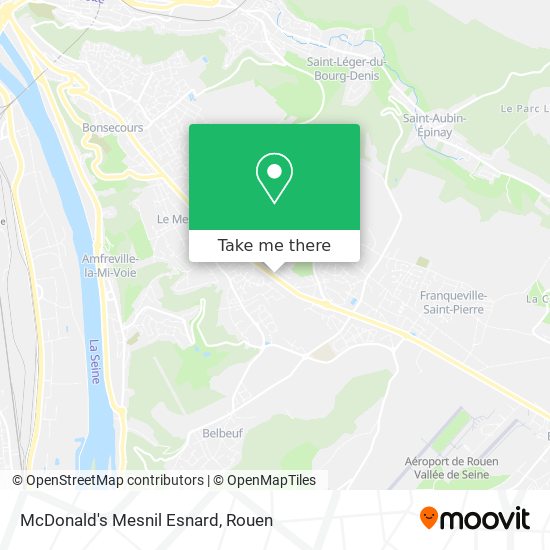 McDonald's Mesnil Esnard map