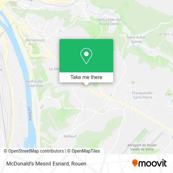 McDonald's Mesnil Esnard map