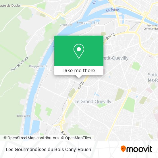Les Gourmandises du Bois Cany map