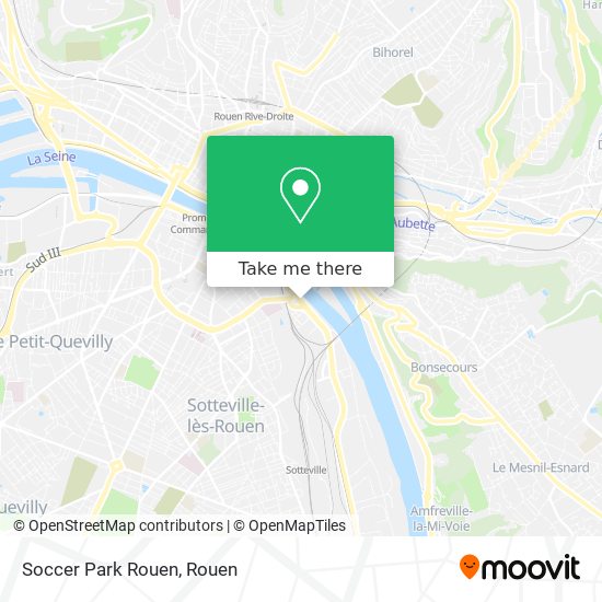 Soccer Park Rouen map