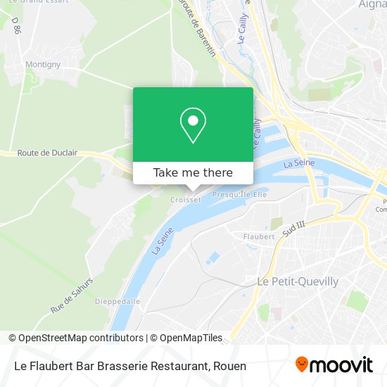 Le Flaubert Bar Brasserie Restaurant map