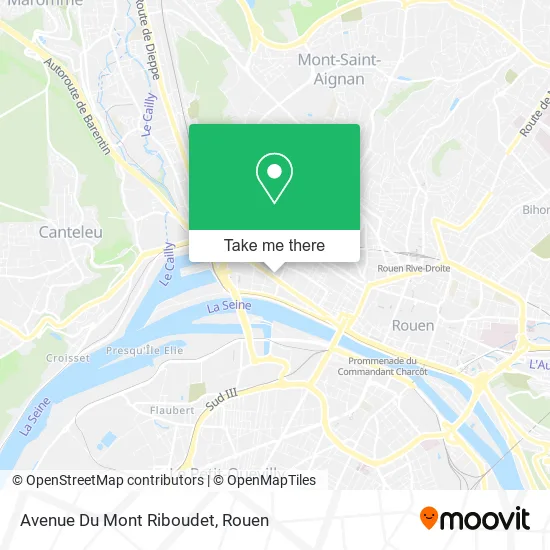 Avenue Du Mont Riboudet map