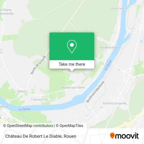 Château De Robert Le Diable map