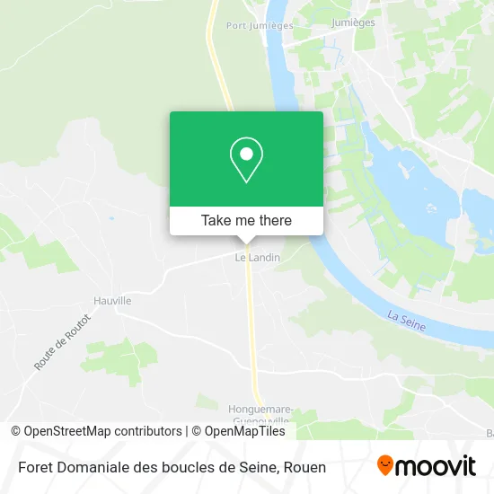 Foret Domaniale des boucles de Seine map