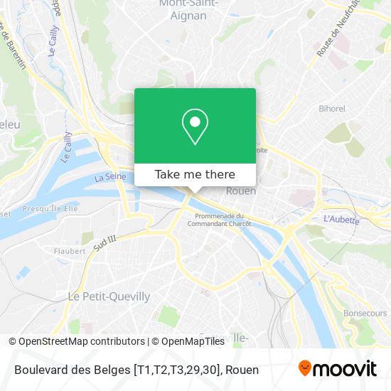 Mapa Boulevard des Belges [T1,T2,T3,29,30]