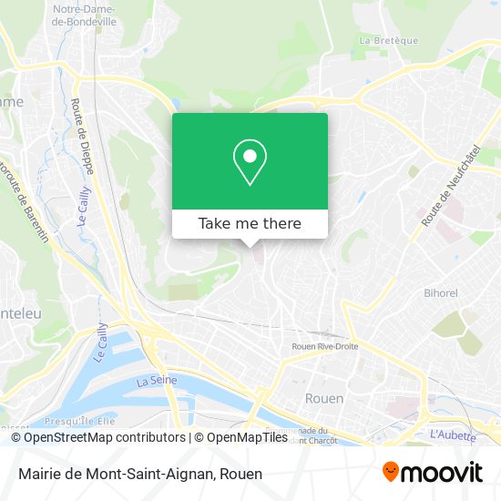 Mapa Mairie de Mont-Saint-Aignan