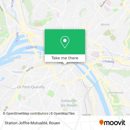 Station Joffre-Mutualité map