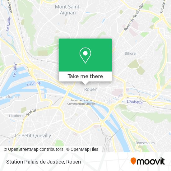 Station Palais de Justice map