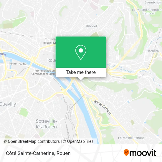 Côté Sainte-Catherine map