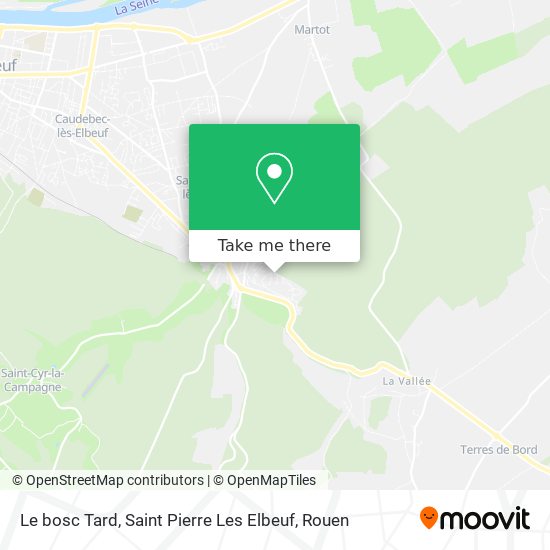Le bosc Tard, Saint Pierre Les Elbeuf map