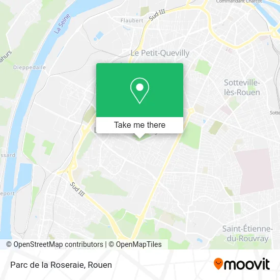 Parc de la Roseraie map