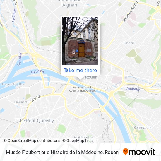 Mapa Musée Flaubert et d'Histoire de la Médecine