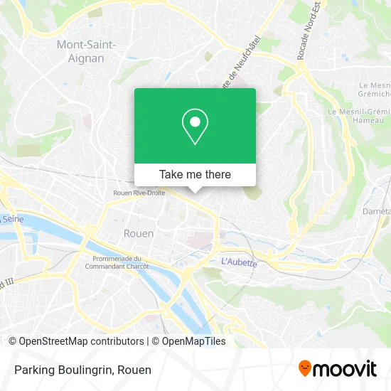 Parking Boulingrin map