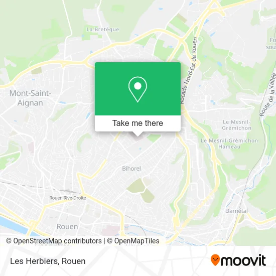 Les Herbiers map