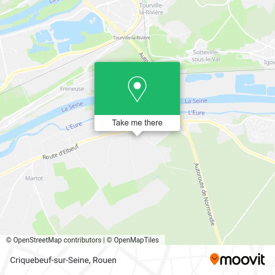 Criquebeuf-sur-Seine map